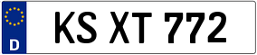 Truck License Plate